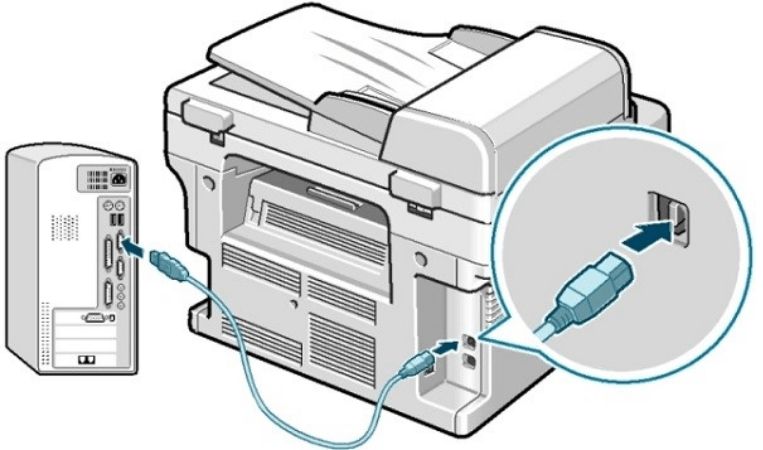 Kết nối máy tính với máy photocopy bằng mạng LAN