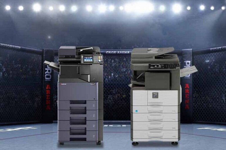 So sánh máy photocopy ricoh và Toshiba