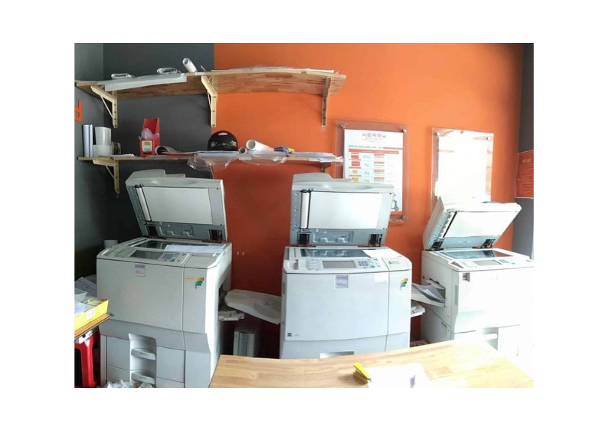 Mô hình kinh doanh tiệm photocopy.