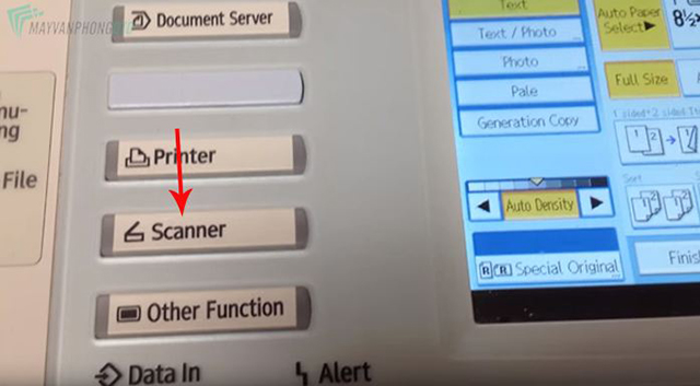 Cách scan trên máy photocopy Ricoh 6001