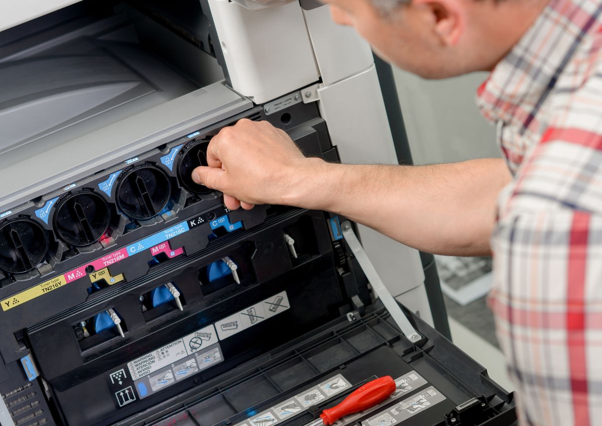 Cách tăng mực cho máy photocopy Toshiba