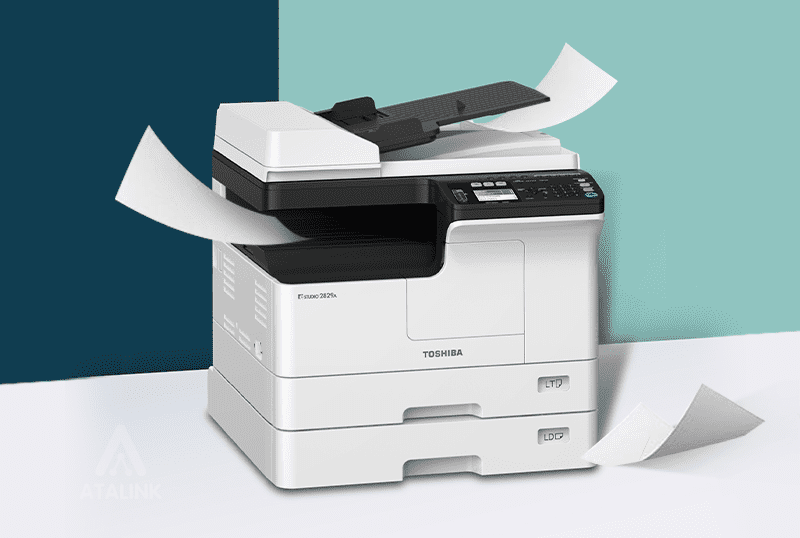 Mặt kính cảm biến của máy photocopy bám bụi dẫn đến bản in bị lệch