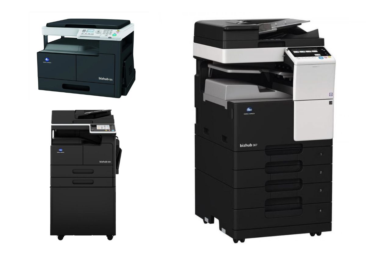 Các dòng máy photocopy Konica Minolta phổ biến hiện nay