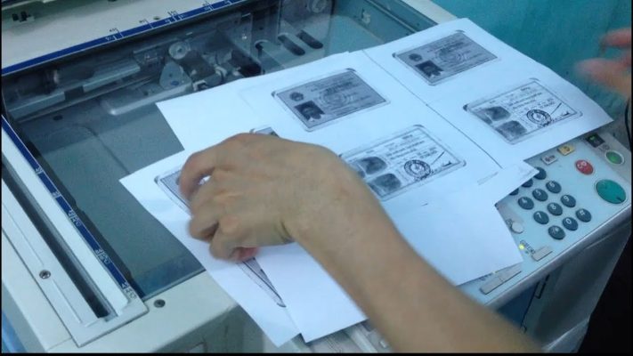 Cách photo cmnd trên 1 mặt giấy máy Fuji Xerox
